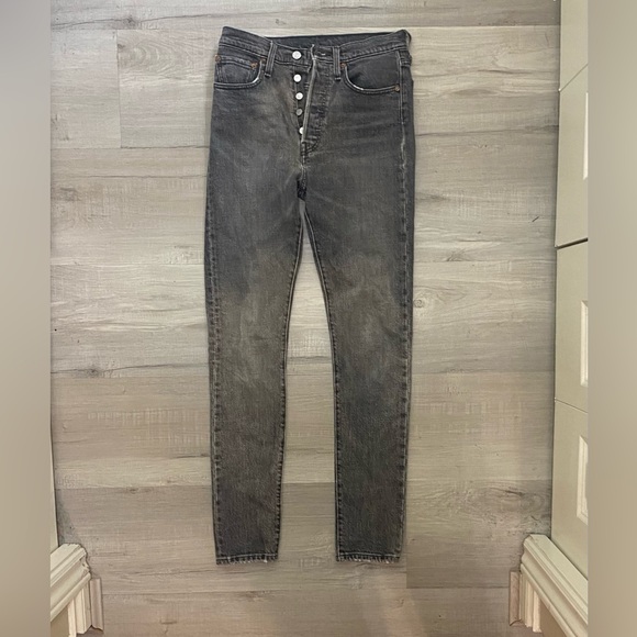Levi’s 501 Skinny Jeans Women’s 26 - Picture 2 of 9